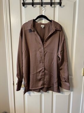 A New Day Satin Blouse